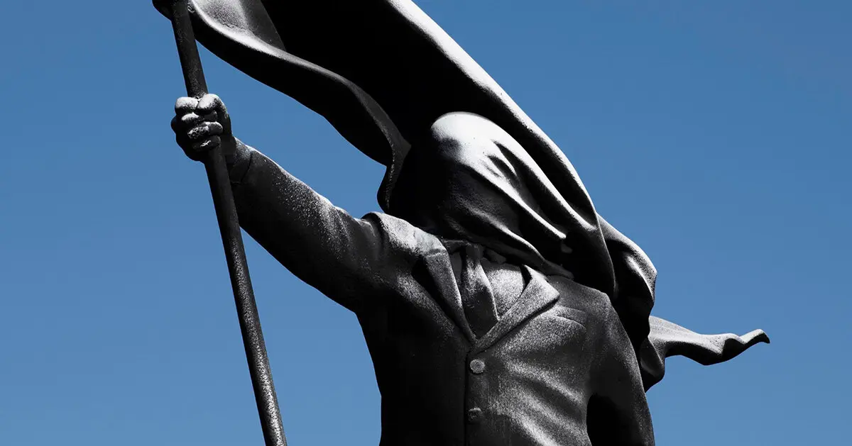 What are some interpretations of the sculpture?
