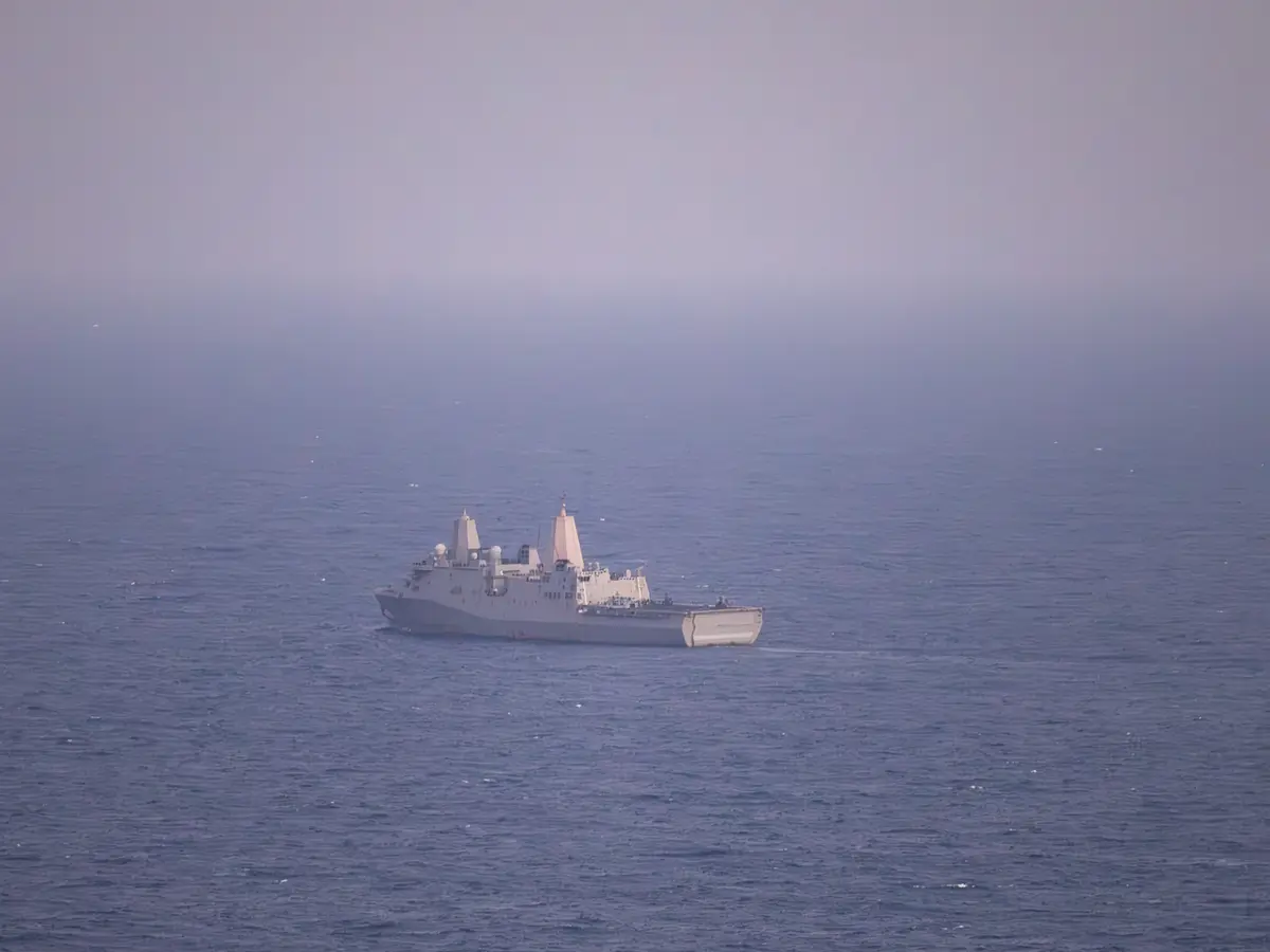 ‘48 vessels redirected’: US CENTCOM photo shows USS New Orleans amid blockade of Iranian ports