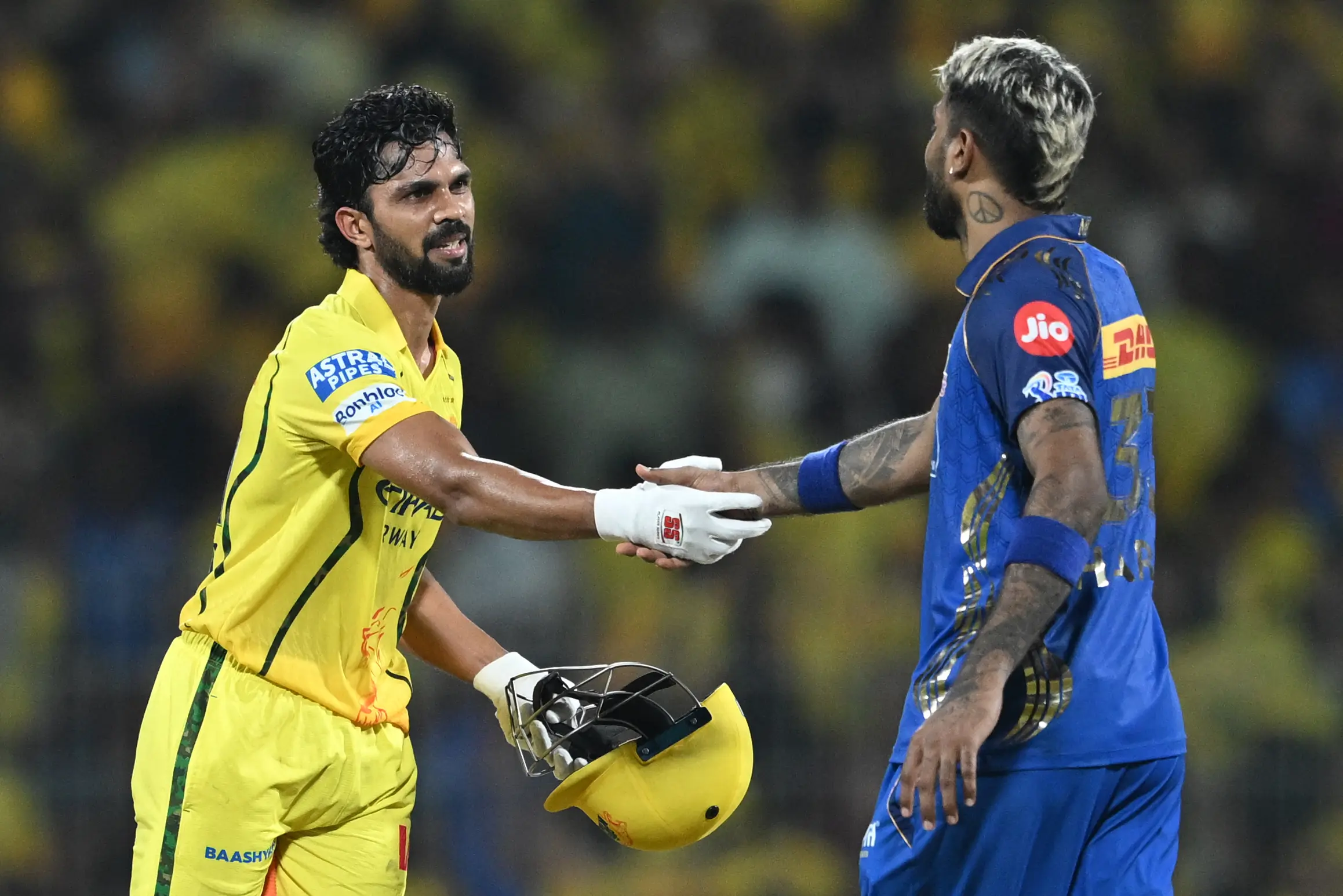 Who won yesterday's IPL 2026 match between CSK and MI? check result