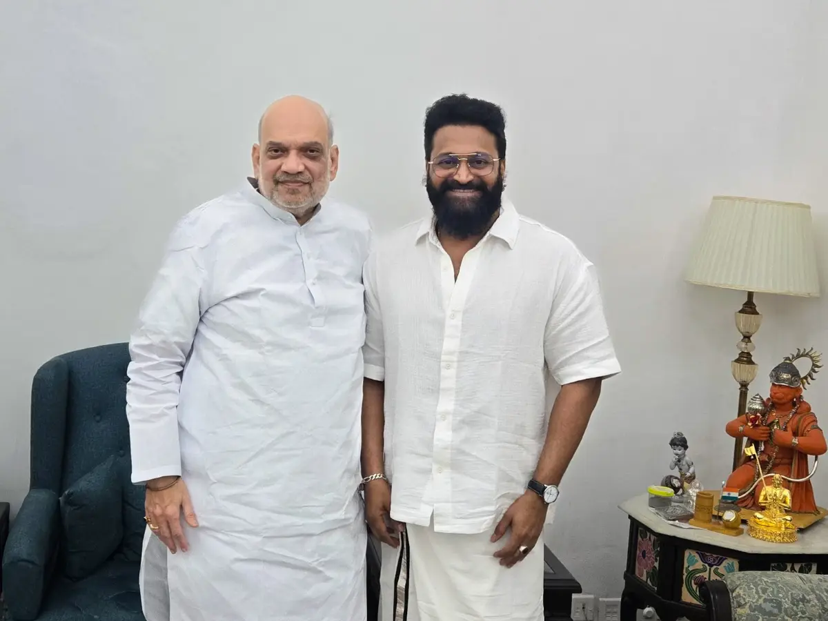 Rishab Shetty shares 'memorable' meeting with Amit Shah; discusses cinema and culture | See pics