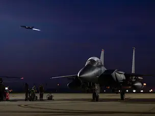 Can the F-15IA fighter jet operate at night or in bad weather?