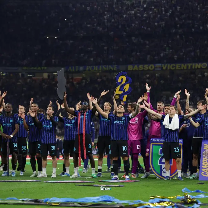 Serie A | Inter Milan win Scudetto third time in six seasons