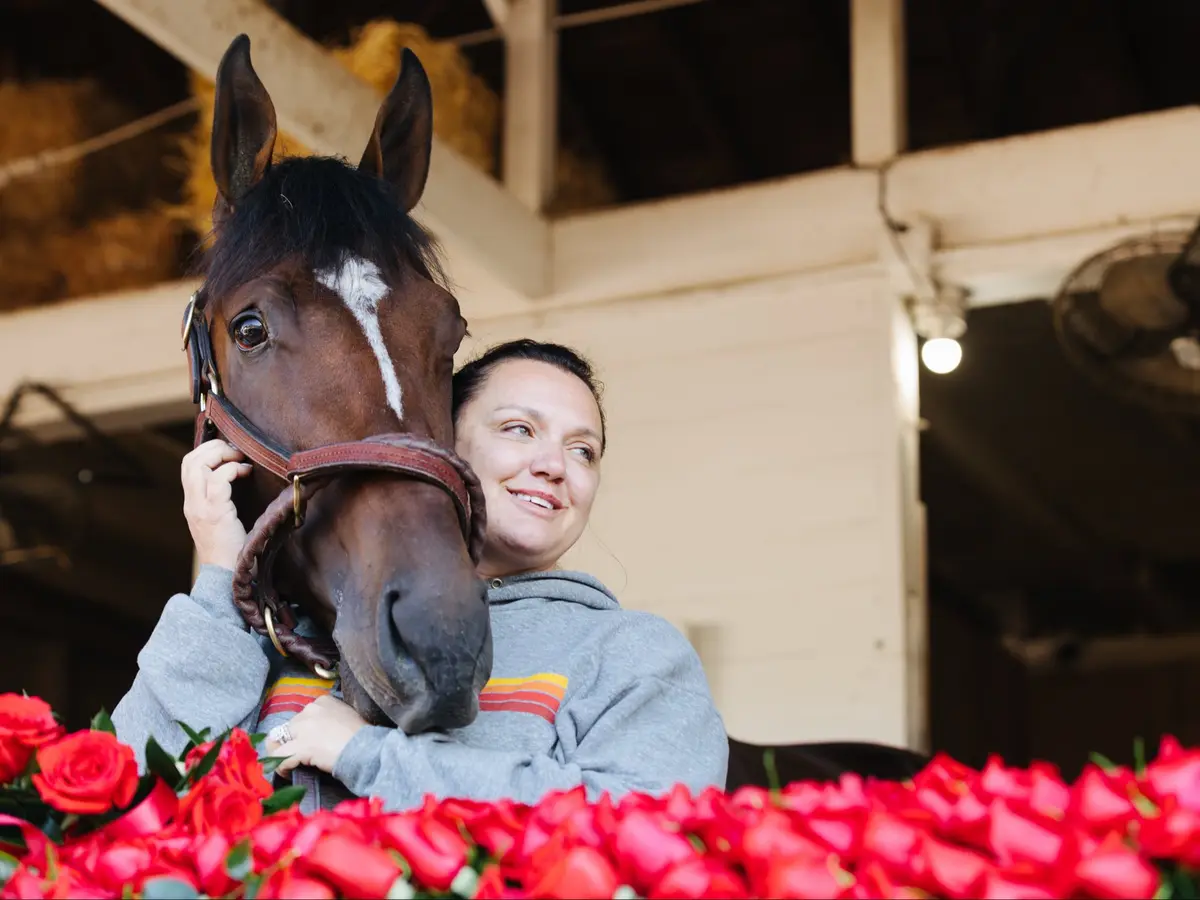 'From exercise rider to winner': How trainer Cherie DeVaux's Golden Tempo beat 25-1odds to win Kentucky Derby 2026 - WATCH