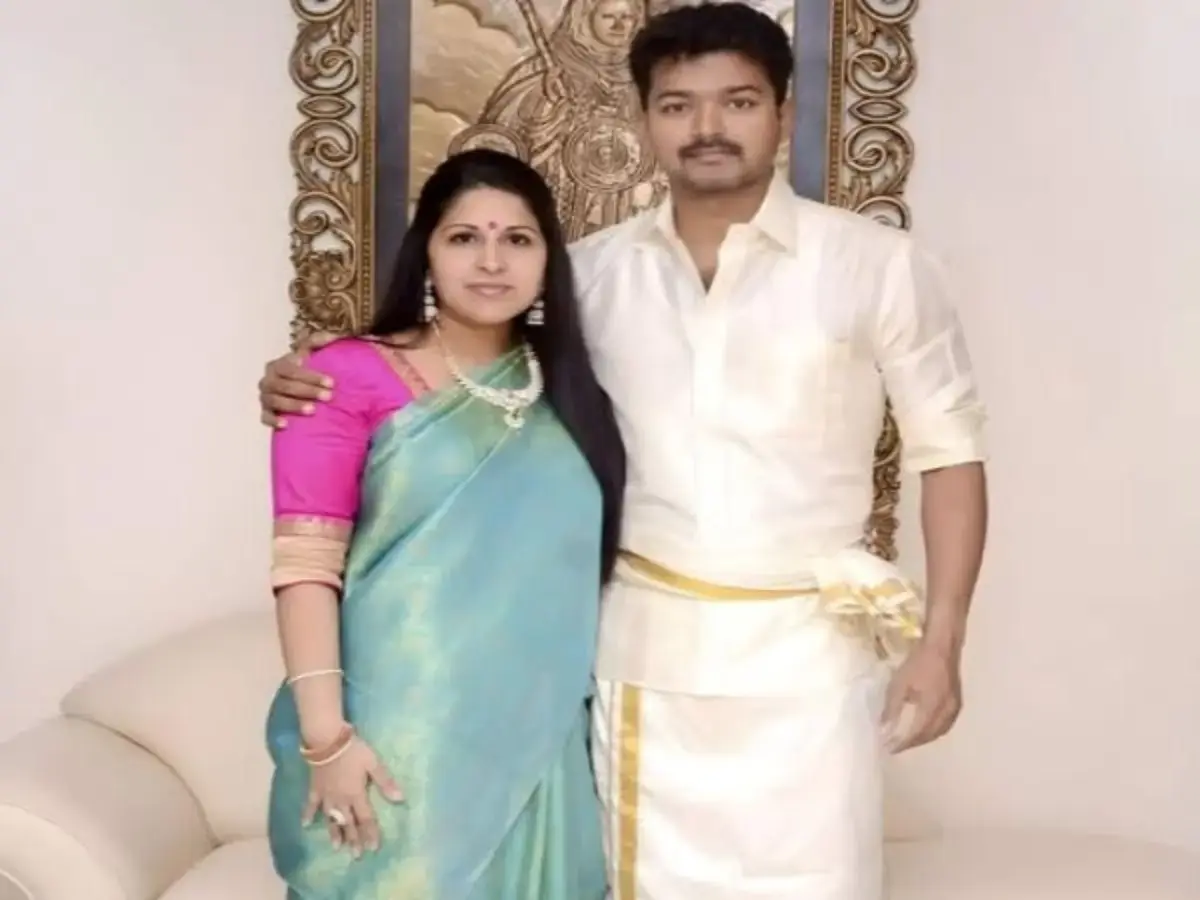 Did Vijay's wife file for divorce?