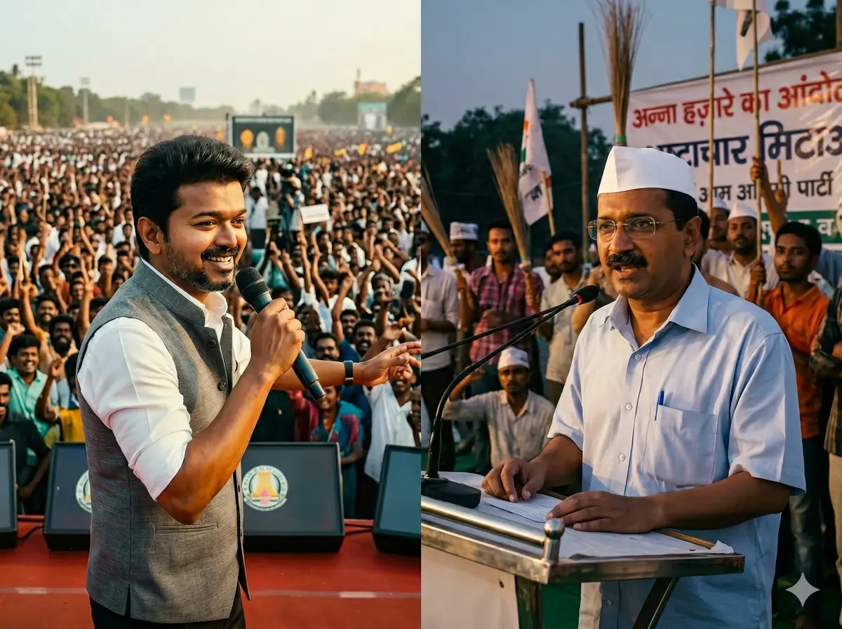 Tamil Nadu Assembly Elections 2026: Vijay’s poll debut mirrors Kejriwal’s 2013 breakthrough