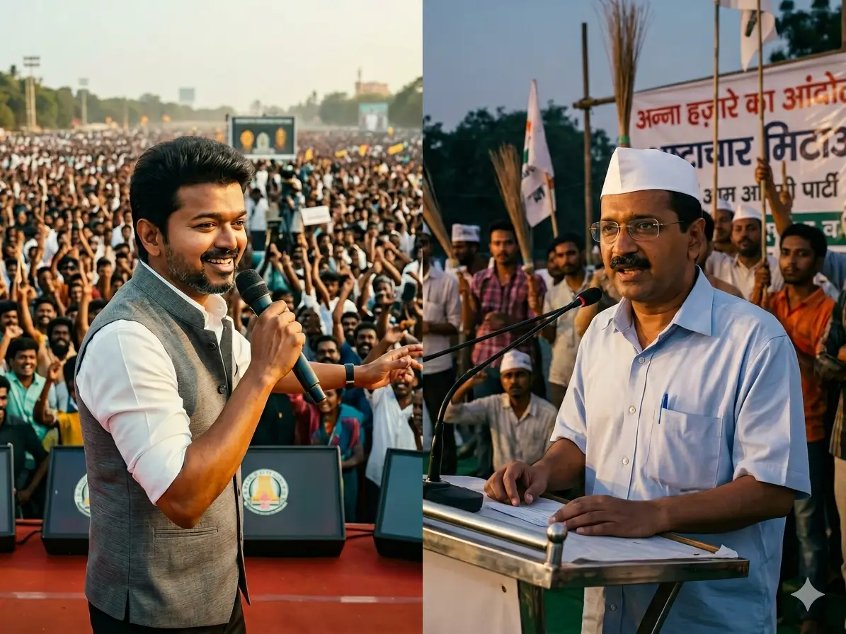 Tamil Nadu Assembly Elections 2026: Vijay’s poll debut mirrors Kejriwal’s 2013 breakthrough Tamil Nadu Assembly Elections 2026: Vijay’s poll debut mirrors Kejriwal’s 2013 breakthrough