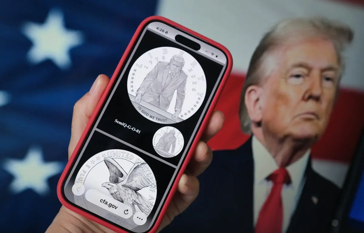 Trump gold coins