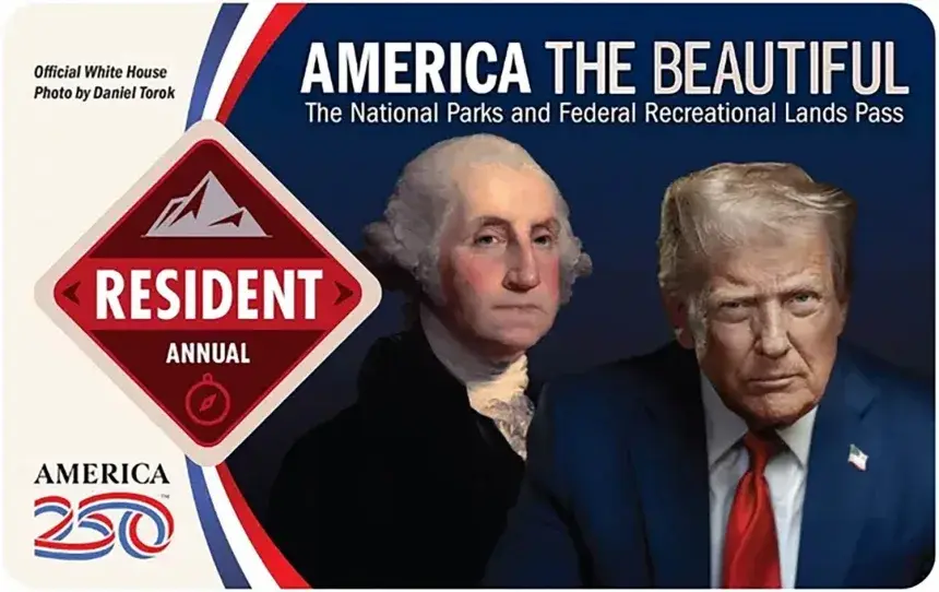Trump national park pass