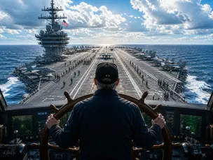 'The Helm': Who spins the steering wheel of the USS Abraham Lincoln