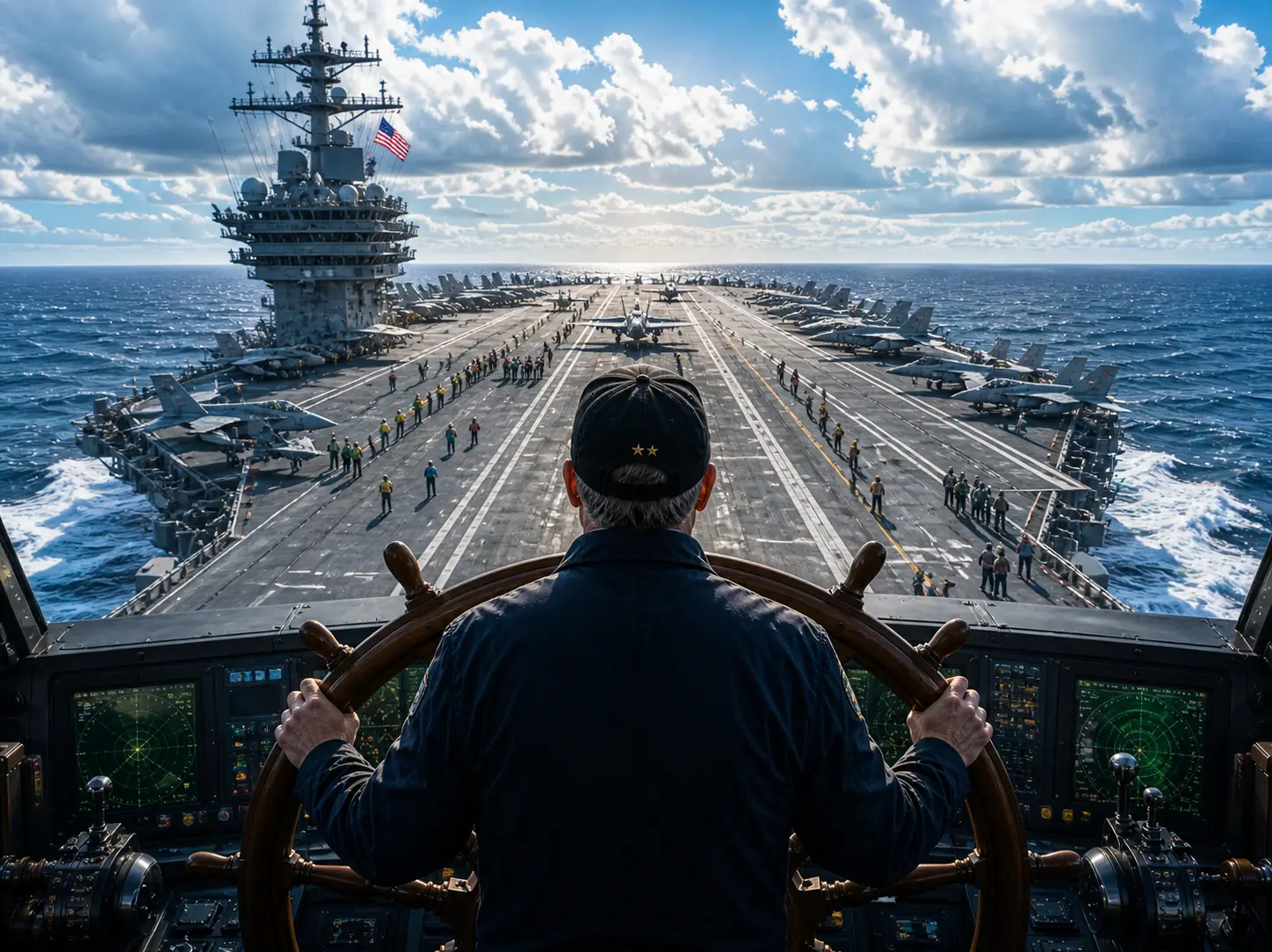 'The Helm': Who spins the steering wheel of the USS Abraham Lincoln