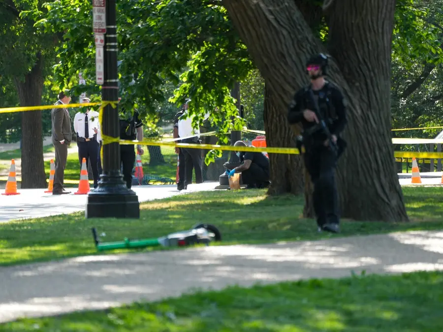Secret Service shoots armed man near White House as Trump attends event inside; suspect hospitalised