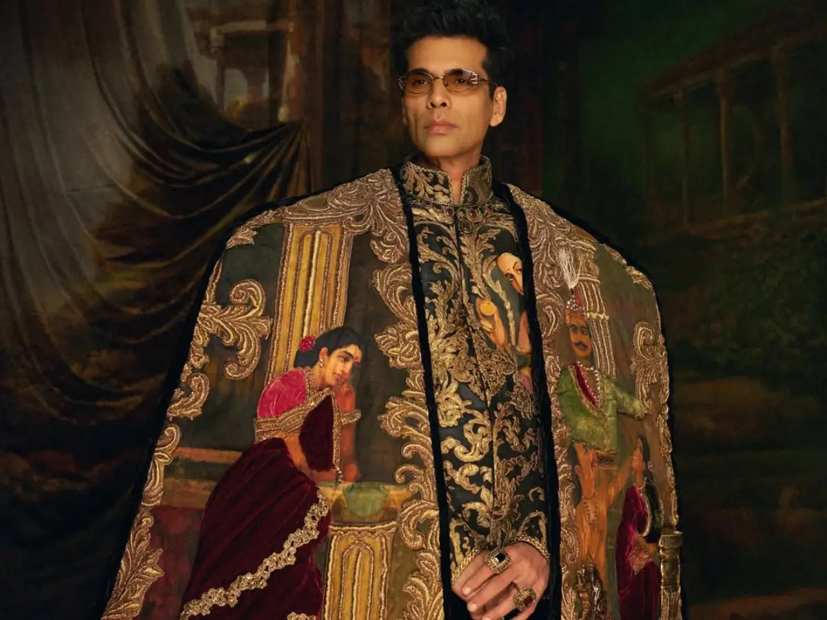 Karan Johar stuns at Met Gala 2026 debut in Raja Ravi Varma-inspired outfit