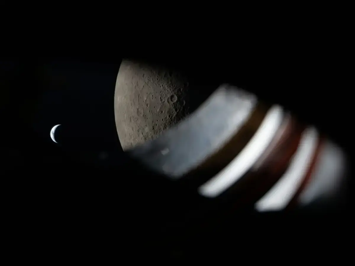 Moon and Earth images