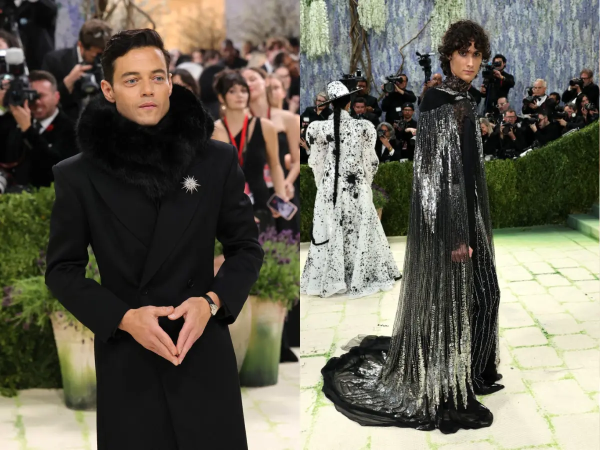 Rami Malek and Sombr