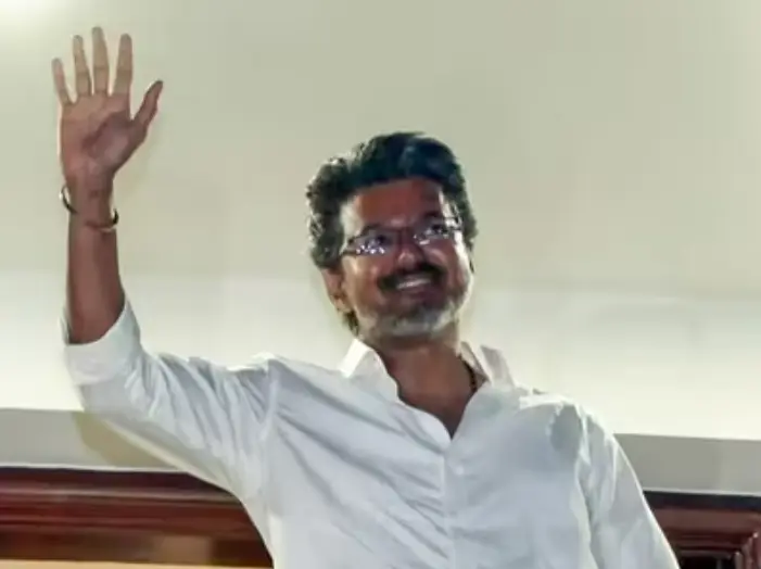 Vijay makes his first appearance after historic win in Tamil Nadu Assembly elections | Watch Vijay makes his first appearance after historic win in Tamil Nadu Assembly elections | Watch