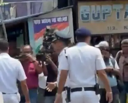 Security near Abhishek Banerjee's residence