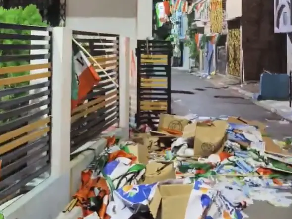 After BJP sweep, security eased at Mamata Banerjee’s home; TMC flags replaced in Kolkata office