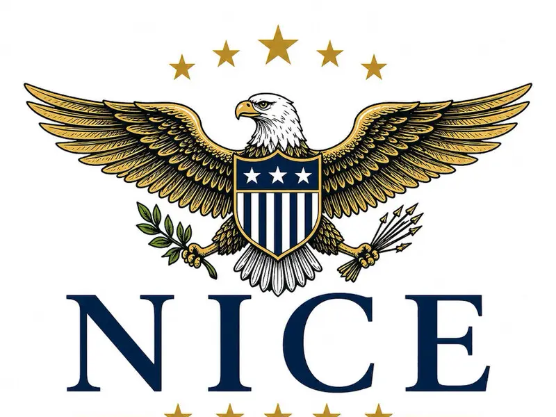 Trump sparks attention online after sharing ‘NICE’ logo featuring eagle, stars and stripes US-style design Trump sparks attention online after sharing ‘NICE’ logo featuring eagle, stars and stripes US-style design