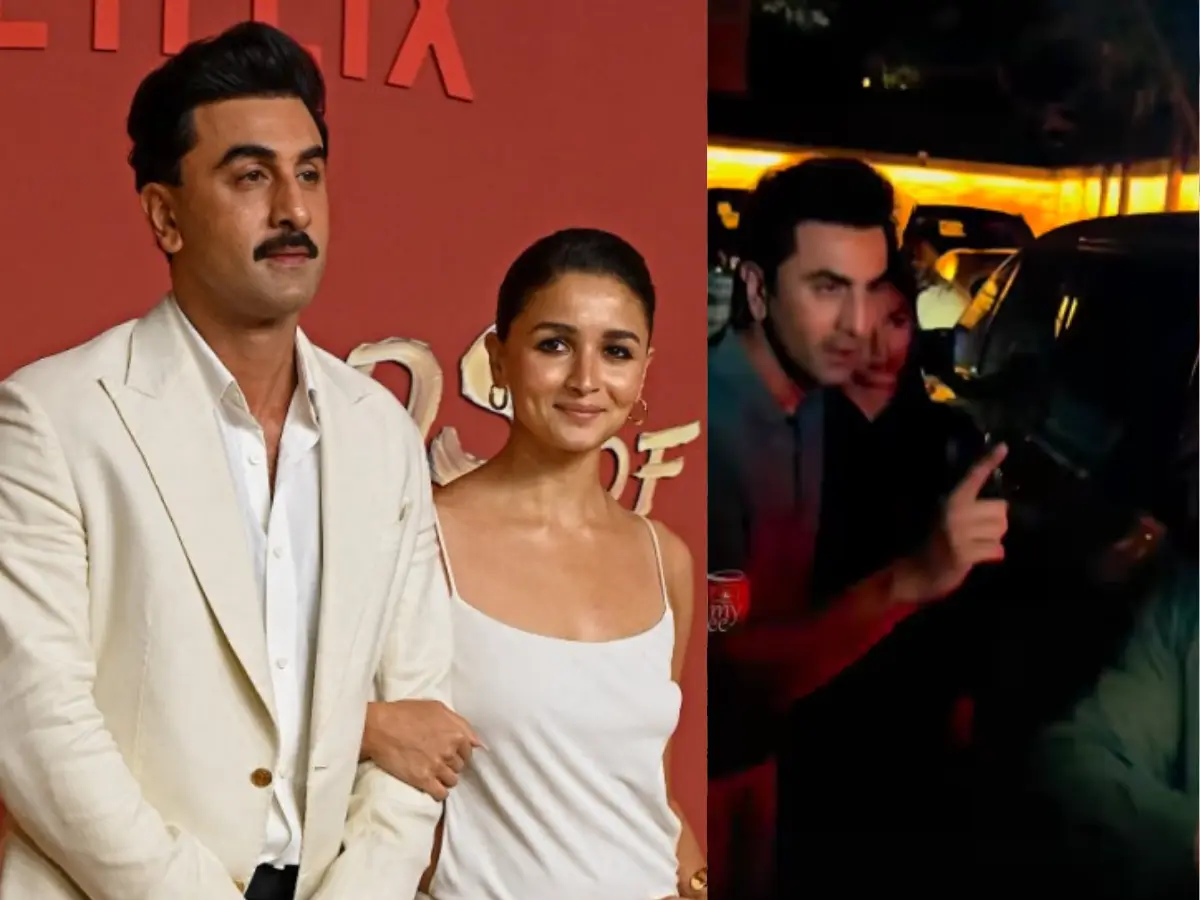 Ranbir Kapoor snaps at paparazzi during an outing with Alia Bhatt | Watch
