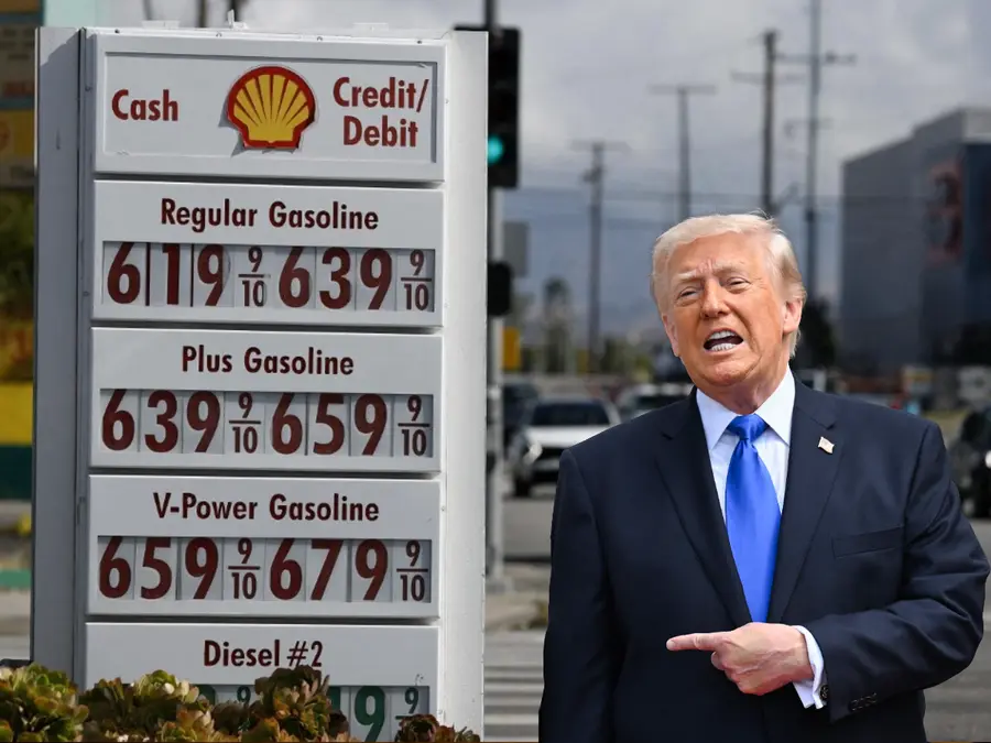 Gas hits $4.50 a gallon as Trump's approval ratings sink to record low ahead of US midterms