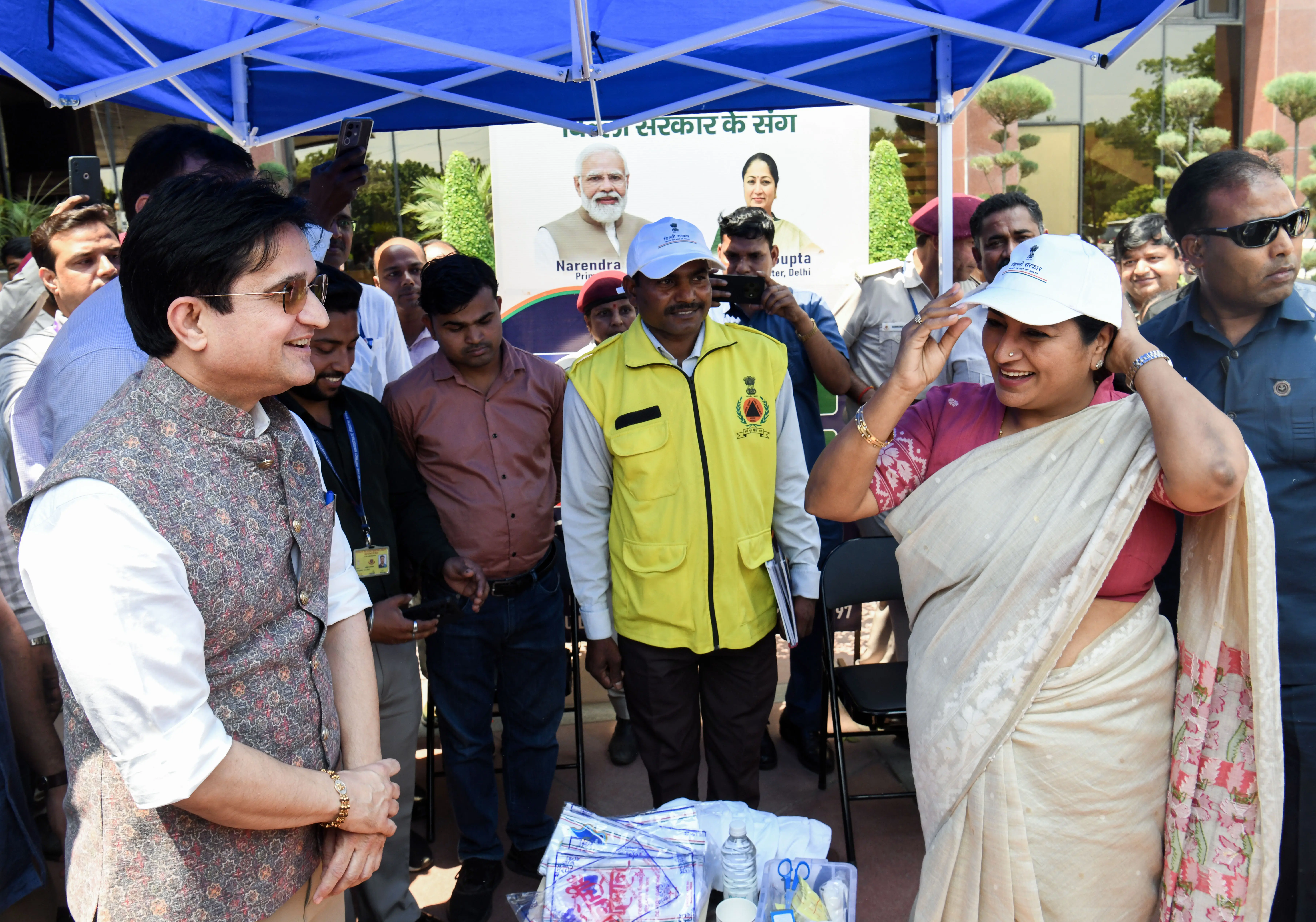 Delhi CM Rekha Gupta flags off 13 heat relief units to aid residents from heatwave