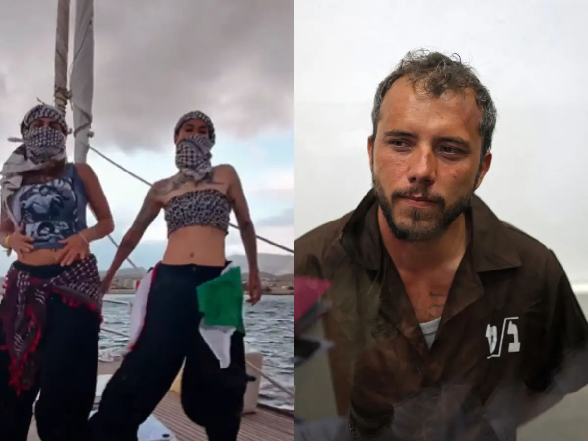 Gaza flotilla activists slammed for 'provocative' dance demanding release of alleged sex offender