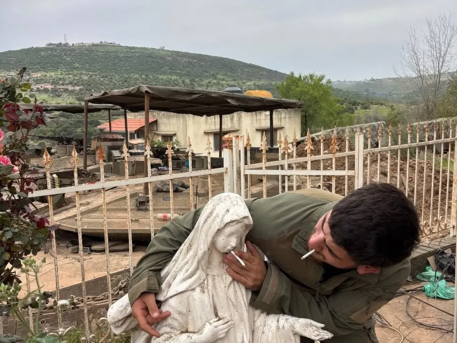 IDF soldier sparks outrage after viral Virgin Mary statue photo in Lebanon
