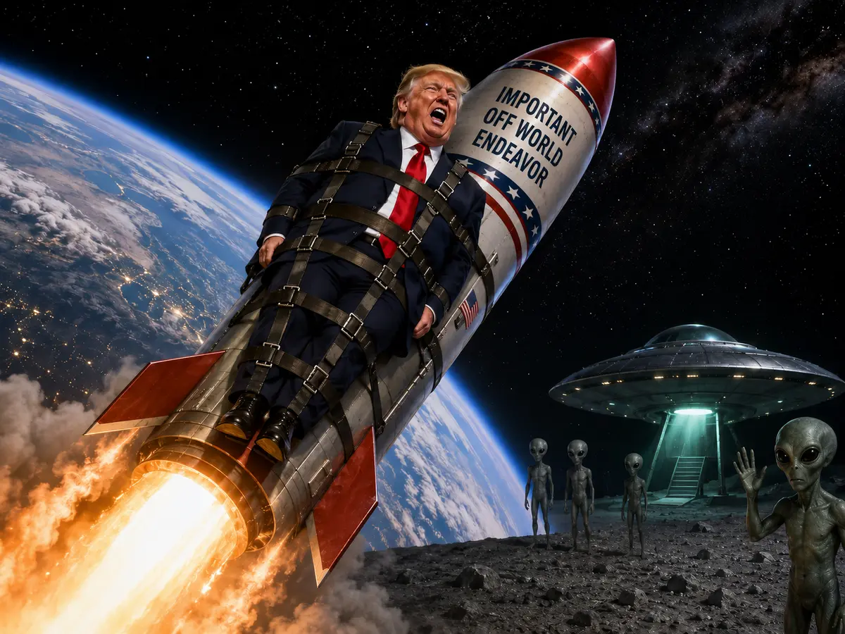 We nominate...: Gavin Newsom trolls Trump with nomination for IMPORTANT OFF WORLD ENDEAVOR involving aliens
