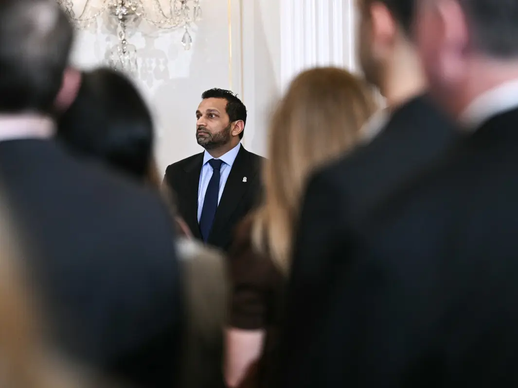 Ka$h on the rocks? REVEALED! FBI Director Kash Patel handing out personalised bourbon bottles, while suing over claims he drinks too much Ka$h on the rocks? REVEALED! FBI Director Kash Patel handing out personalised bourbon bottles, while suing over claims he drinks too much