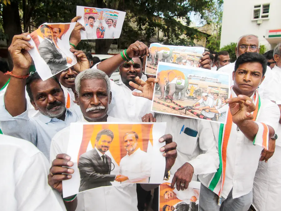 Congress calls for statewide protest as Vijay’s TVK scrambles for the 'final five' to form government in Tamil Nadu
