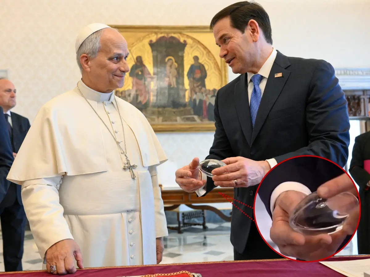 Rubio turns Vatican visit awkward with odd football gift; Pope Leo's 'wow, okay' steals the spotlight Rubio turns Vatican visit awkward with odd football gift; Pope Leo's 'wow, okay' steals the spotlight