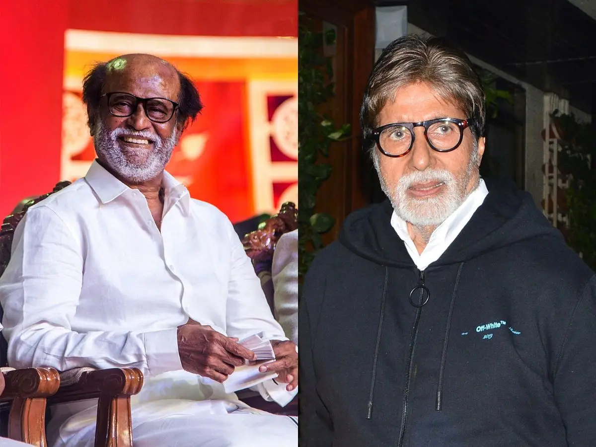 Superstars Rajnikanth, Amitabh