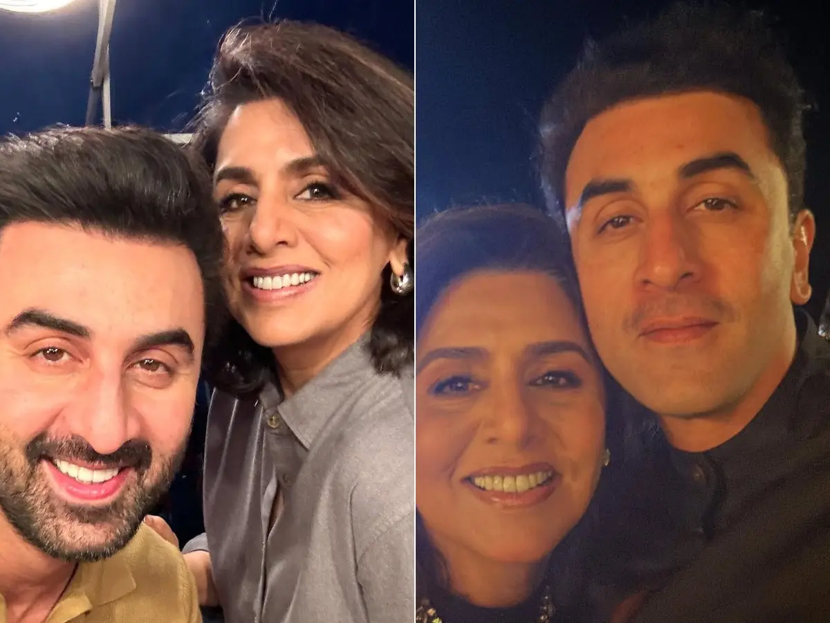 Ranbir Kapoor with Neetu Kapoor
