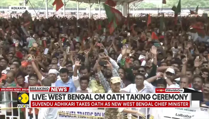 Breaking: Suvendu Adhikari Takes Oath As New West Bengal Chief Minister