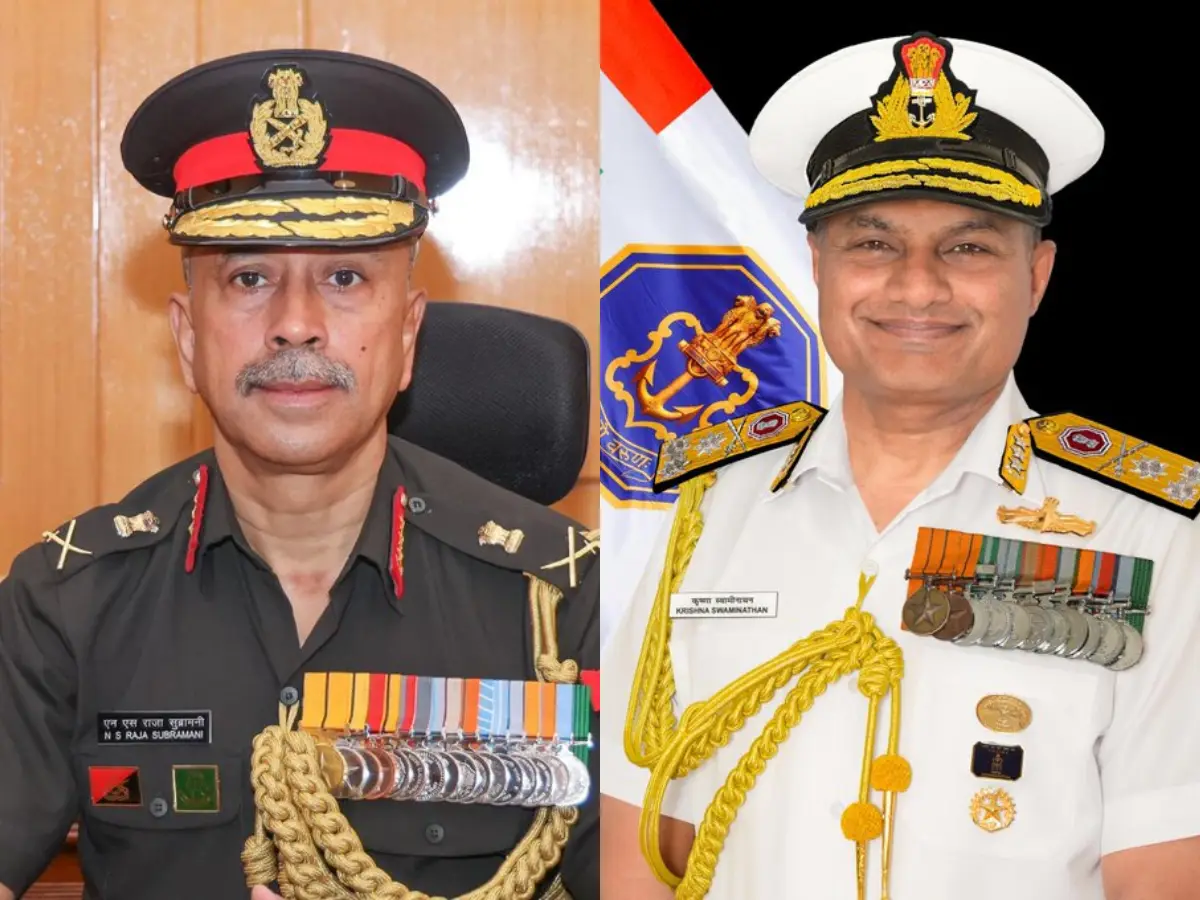 Lt Gen N S Raja Subramani to lead as India’s new Chief of Defence Staff; Vice Admiral Swaminathan named Navy Chief Lt Gen N S Raja Subramani to lead as India’s new Chief of Defence Staff; Vice Admiral Swaminathan named Navy Chief