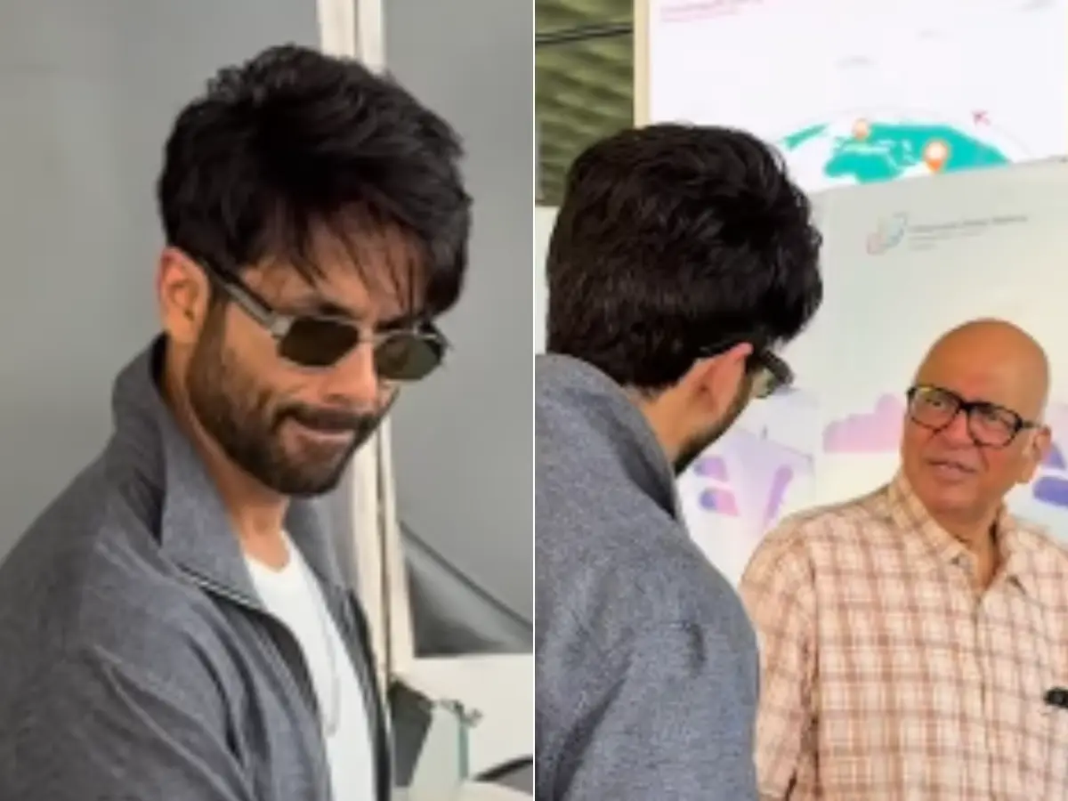 Shahid Kapoor's heartwarming moment with an elderly man wins the internet | Watch