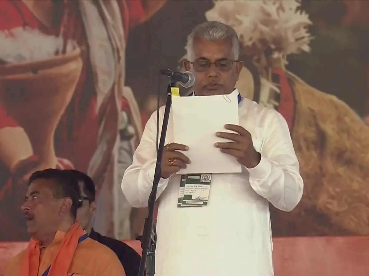 BJP veteran Dilip Ghosh joins Bengal cabinet after Kharagpur comeback