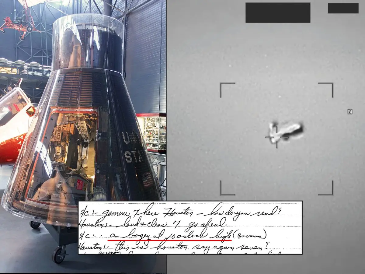 ‘A bogey… a brilliant body with trillions of particles’: FBI files reveal Gemini 7 astronauts’ chilling 1965 UFO sighting