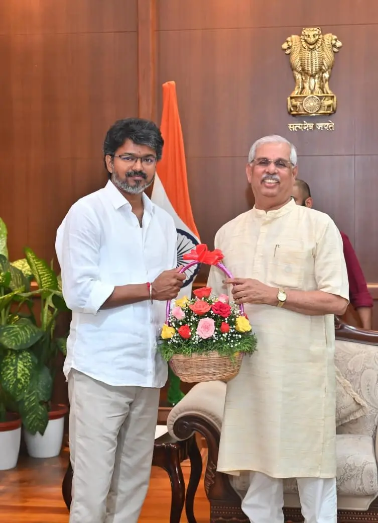 Vijay to take oath as Tamil Nadu CM tomorrow at 3:15 pm; meets Governor for 4th time – Details here