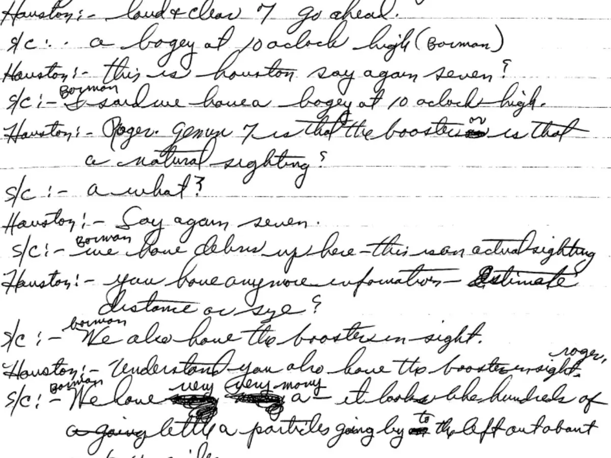 Gemini 7 astronauts reported ‘bogey’
