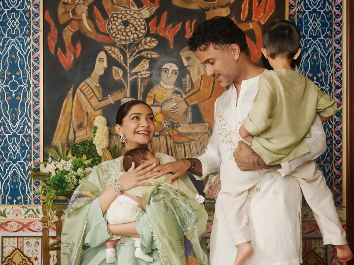Sonam Kapoor-Anand Ahuja reveal newborn son’s name; share adorable family photos | See pics Sonam Kapoor-Anand Ahuja reveal newborn son’s name; share adorable family photos | See pics