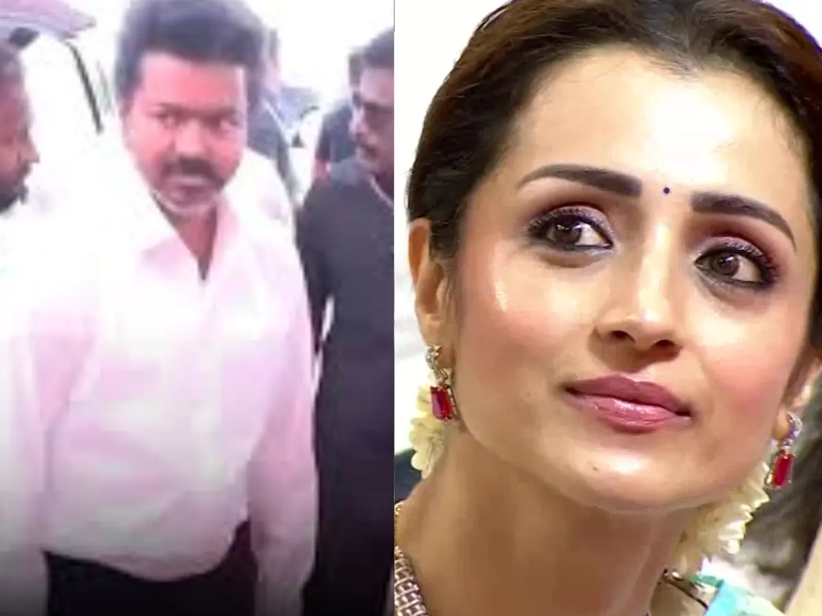 Tamil Nadu CM oath-taking ceremony: Trisha Krishnan’s four-word response as she attends Vijay’s oath ceremony in Chennai