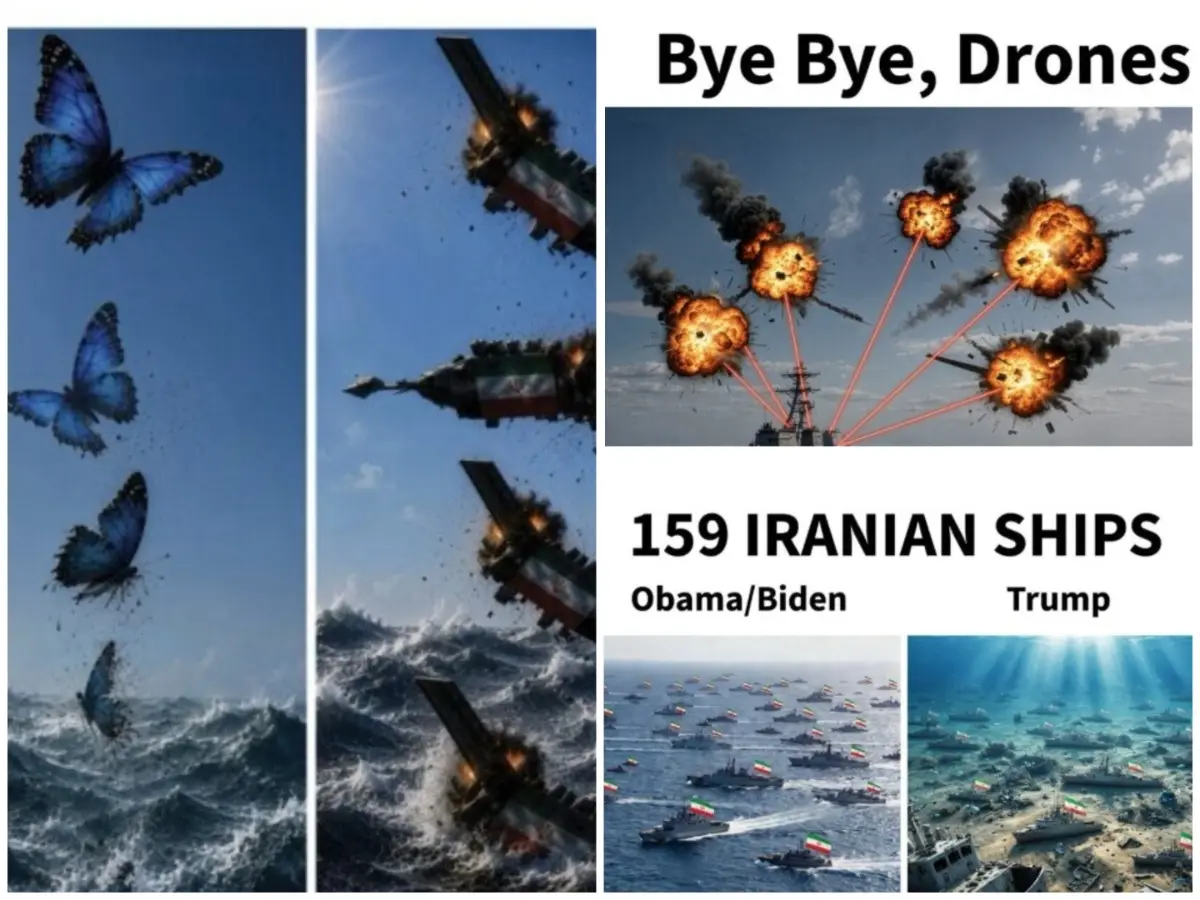 'Bye bye, drones': Trump floods truth social with AI Iran war images, LIV Golf photos