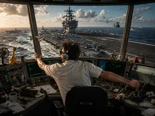 'Pri-Fly': Who runs the chaotic USS Abraham Lincoln airport tower