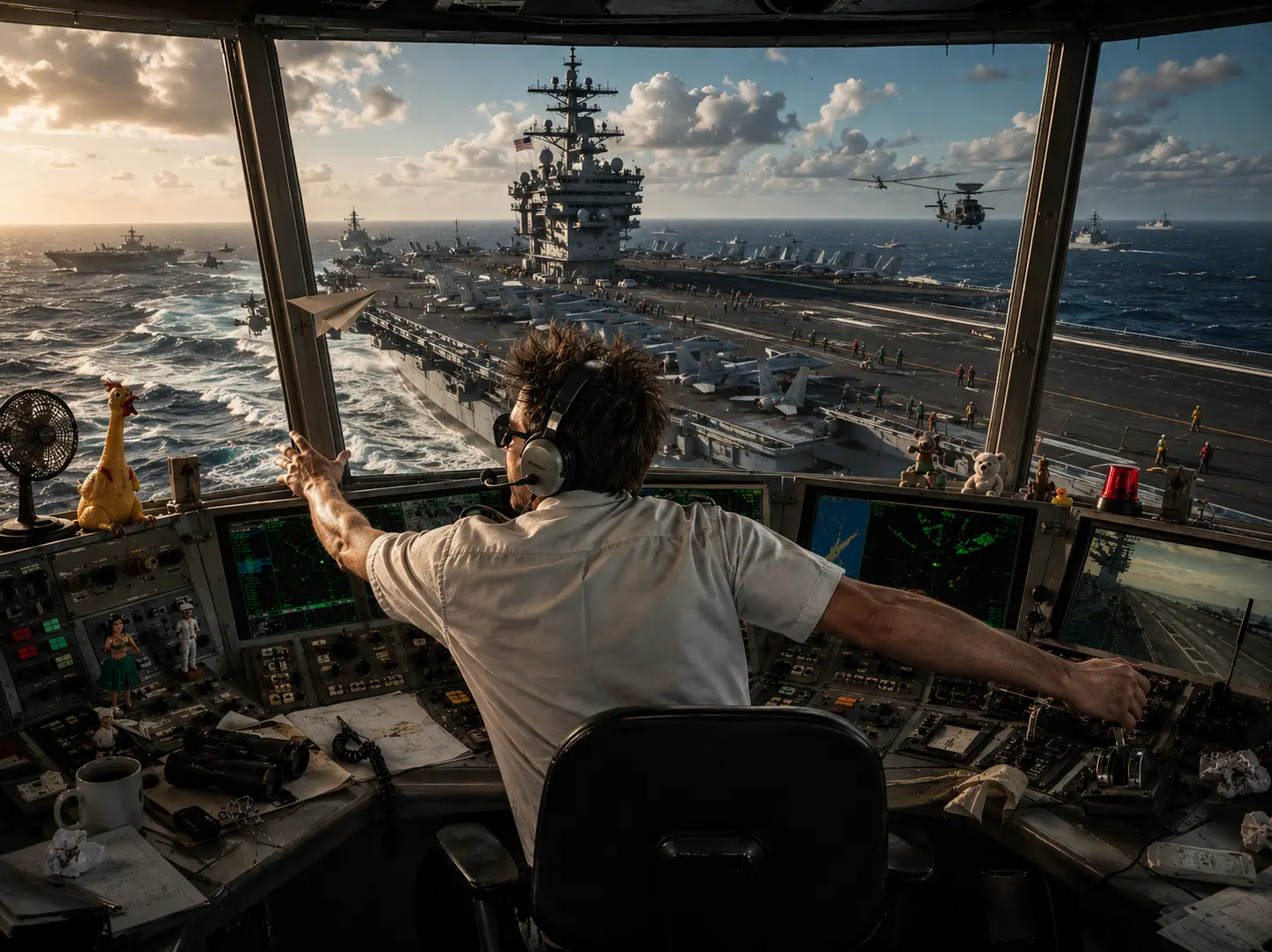 'Pri-Fly': Who runs the chaotic USS Abraham Lincoln airport tower