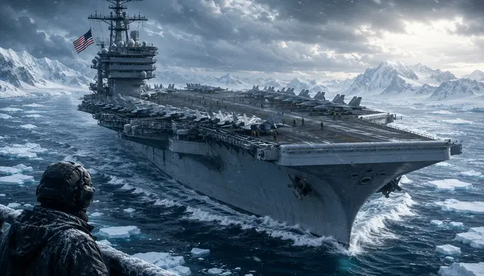 'Gore-Tex': How the USS Abraham Lincoln crew survives icy Arctic winds