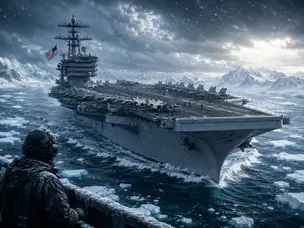'Gore-Tex': How the USS Abraham Lincoln crew survives icy Arctic winds