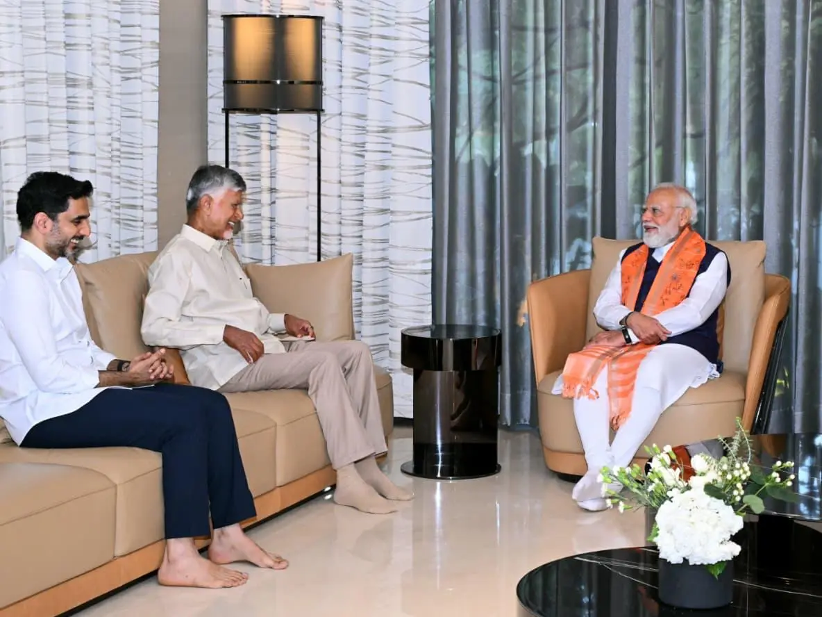 PM Modi visits Naidu's residence in Hyderabad - Here’s why the meeting matters PM Modi visits Naidu's residence in Hyderabad - Here’s why the meeting matters