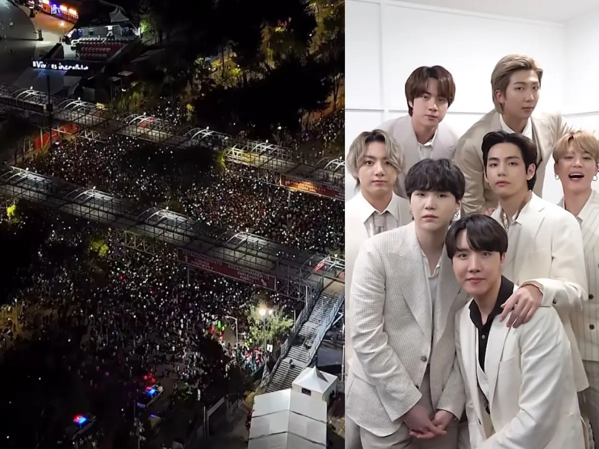 BTS’ Mexico concert draws 40,000 ARMYs outside the stadium| Watch BTS’ Mexico concert draws 40,000 ARMYs outside the stadium| Watch