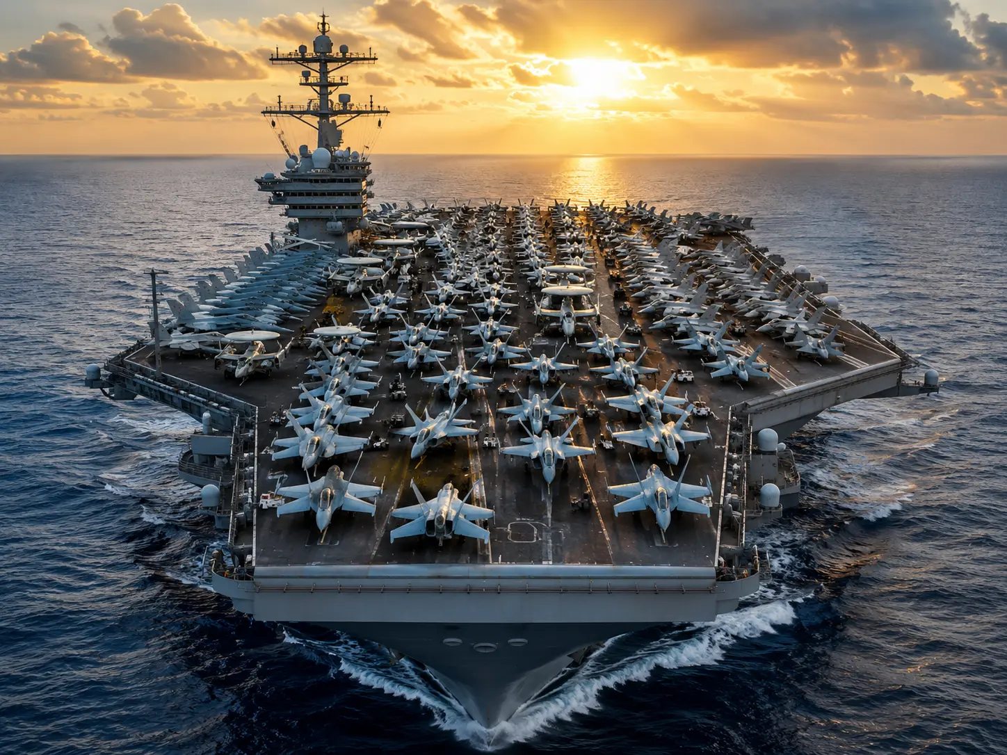'The Pack': How the USS Abraham Lincoln fits 70 massive jets on one roof